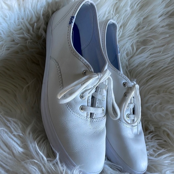 Keds Women's Champion Originals Tennis Leather, Dream foam,White,Size 7W - Picture 6 of 9